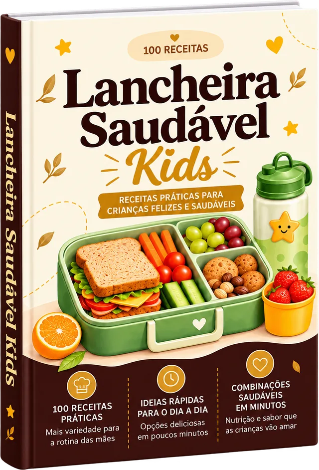 App Lancheira Kids Saudável com mais de 100 receitas de lancheira